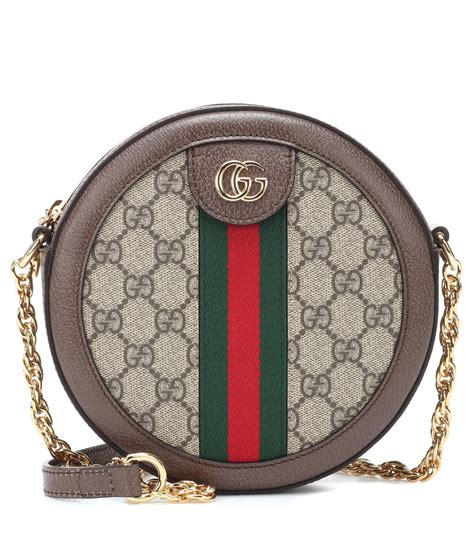 gucci round leather cross body handbag|Gucci crossbody bag on sale.